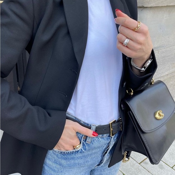 Coach Parker Top Handle Bag, Black - Picture 11 of 12